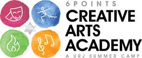 6 points creative arts academy logo