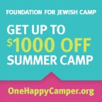 Foundation for Jewish Camp $1000 off coupon